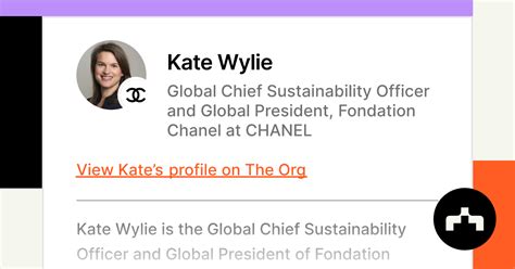 kate wylie chanel|kate wylie chairman.